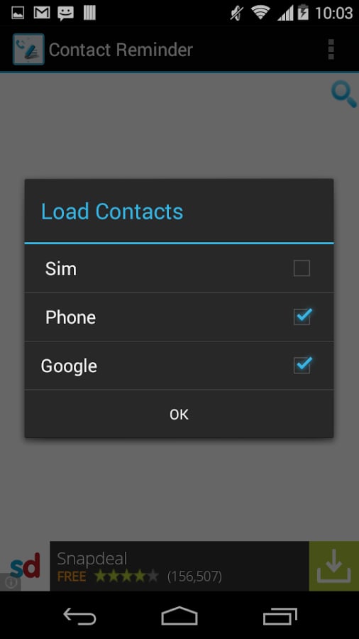 Contact Reminder截图1