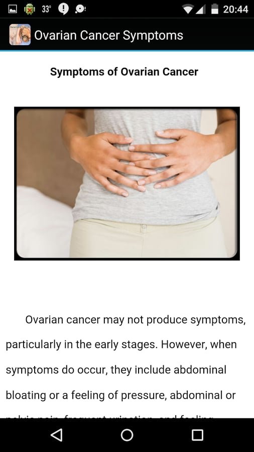 Ovarian Cancer Symptoms截图3