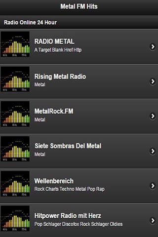 Metal Rock MP3 Hits截图2