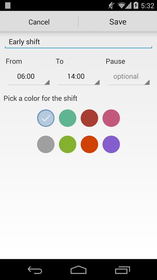 Shift Scheduler截图1