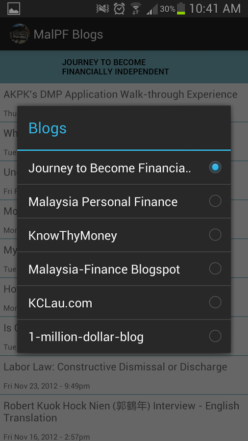 Malaysia PF Blogs截图4