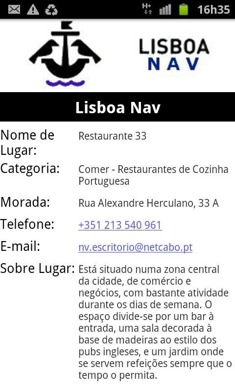 Lisboa NAV截图5