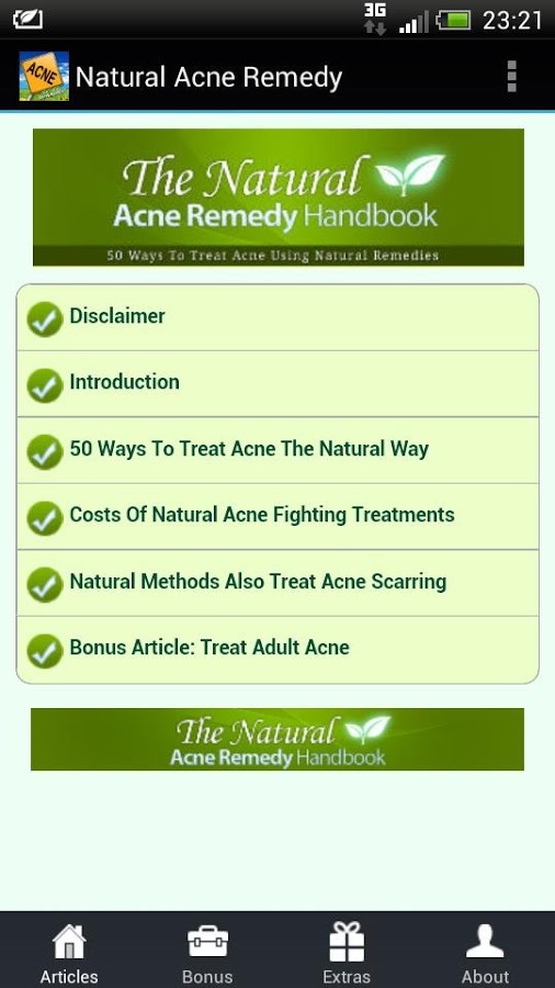 Natural Acne Remedy截图1