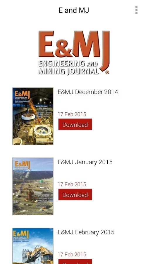 Engineering &amp; Mining Jou...截图4