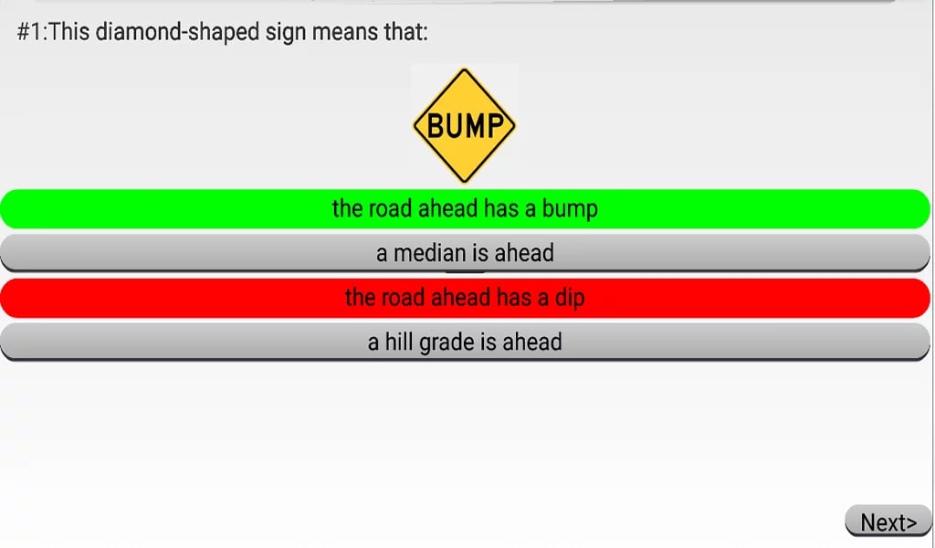 Nevada DMV Practice Exam...截图1