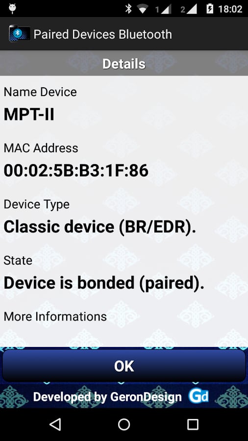 Paired Devices Bluetooth截图3