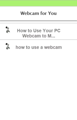 How to webcam for you截图2