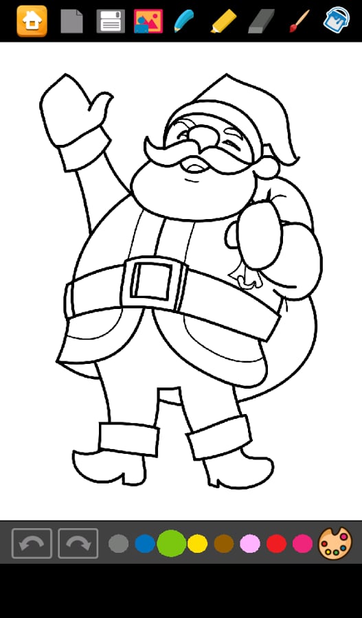 Santa Claus Coloring截图3