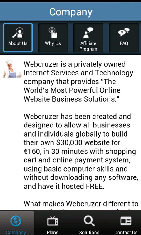 Webcruzer-Website Soluti...截图1