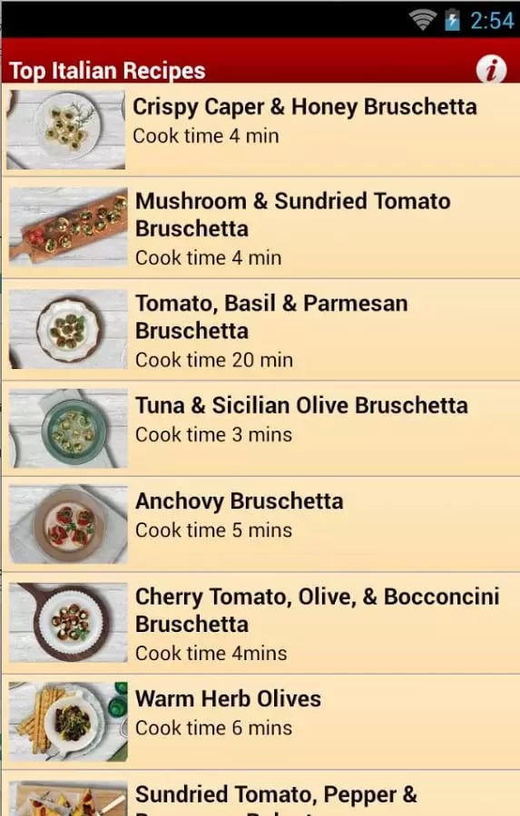 Top Italian Recipes截图2