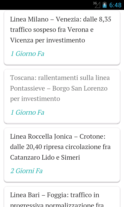 Treni Italia Notizie截图3