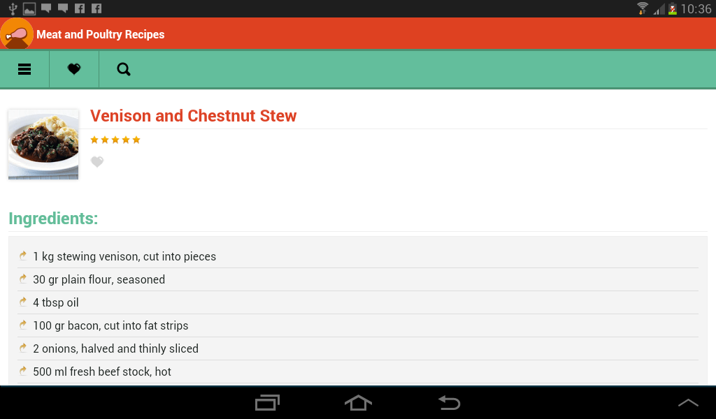 Meat Recipes截图3