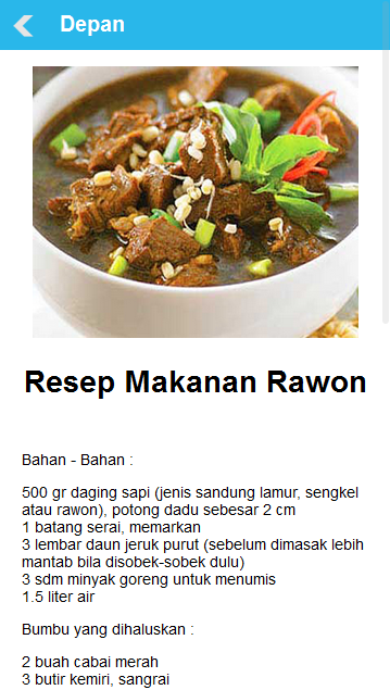 Resep Masakan Jawa Timur截图6