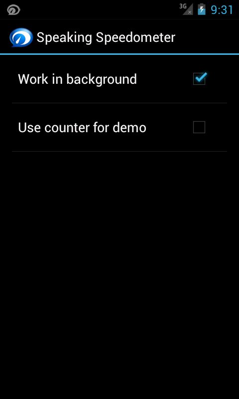 Speaking Speedometer截图2