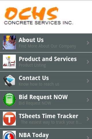 Concrete Services Inc. (OCHS)截图1