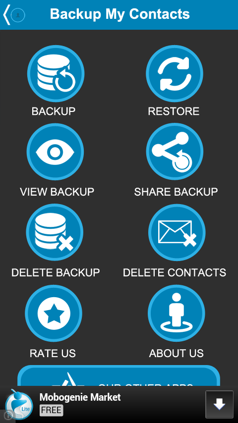 Backup My Contacts截图2