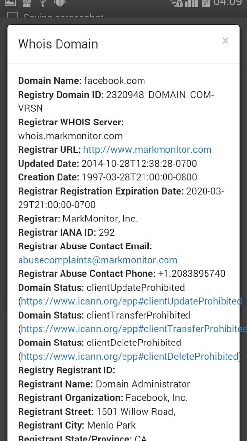 Whois Lookup截图4