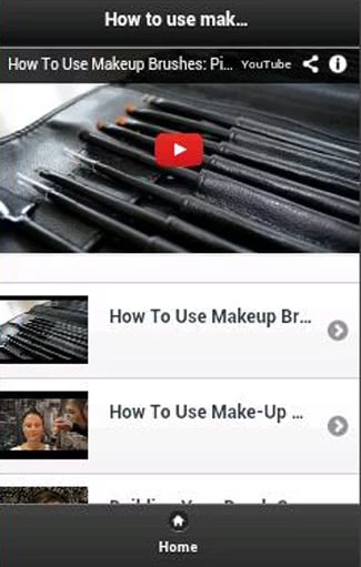 How to use makeup brushe...截图3