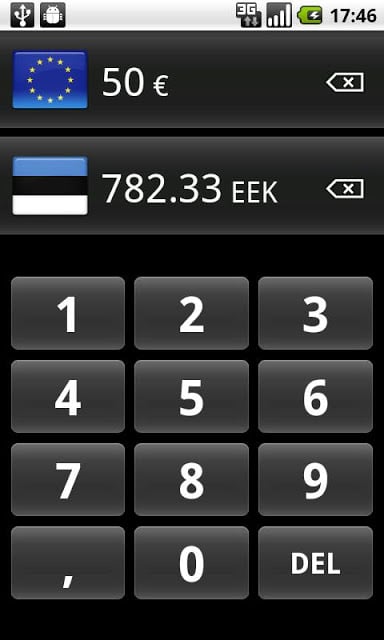 爱沙尼亚——欧元 货币兑换器截图2