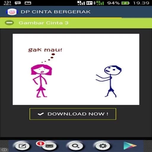 DP BBM BERGERAK CINTA截图5