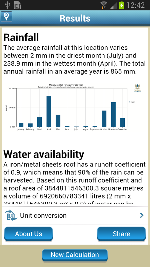 Rainwater Harvesting Tool截图6