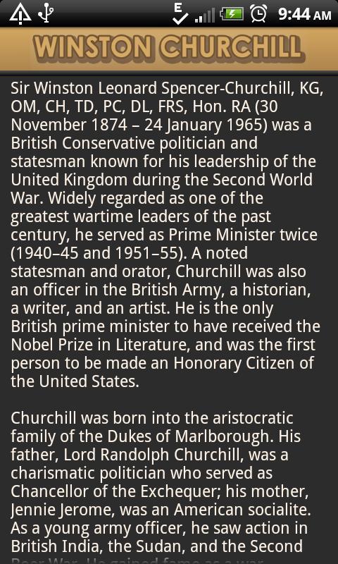 Winston Churchill Quotes Says截图5