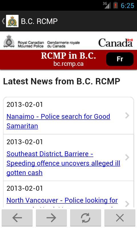 B.C. RCMP | GRC en C.-B.截图2