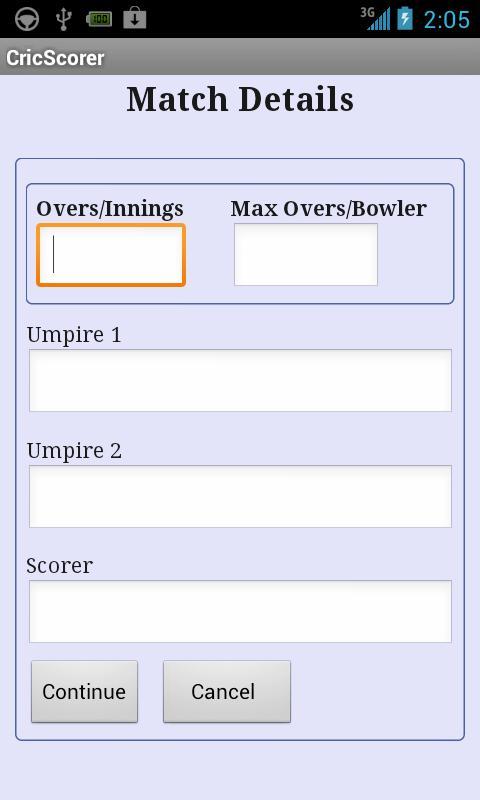 Cricket Scorer Lite截图7