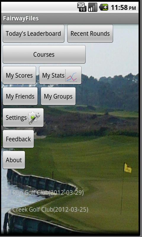 FairwayFiles Golf Scorecard截图1