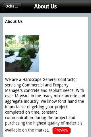 Concrete Services Inc. (OCHS)截图2