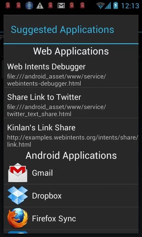 OI WebIntents Android (b...截图1