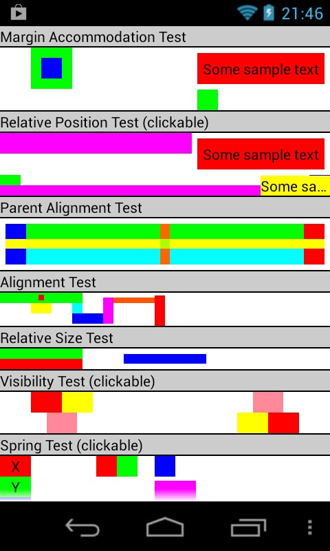 Spring Layout Sample截图1