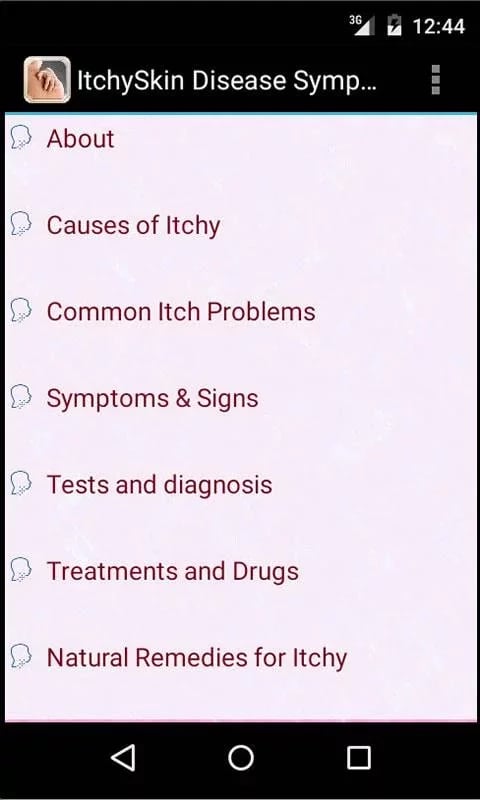 Itchy Skin Disease &amp; Sym...截图1