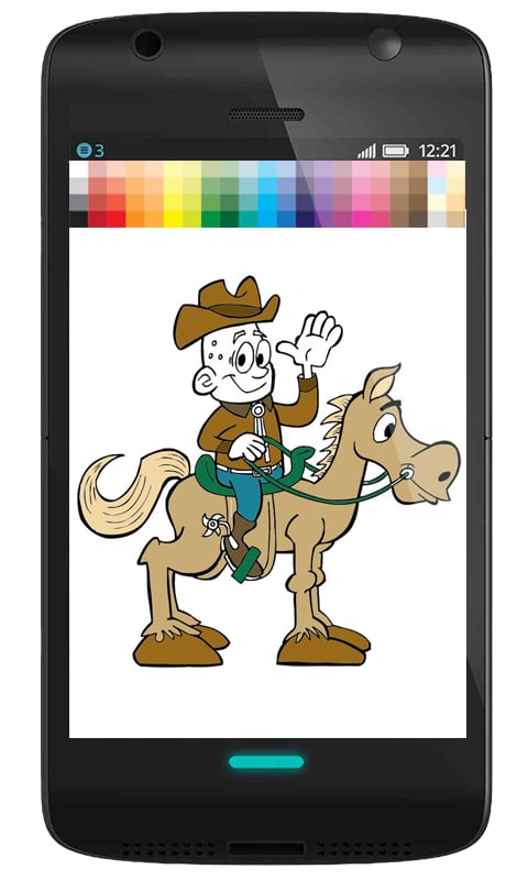 Cowboy Wild West Colorin...截图1