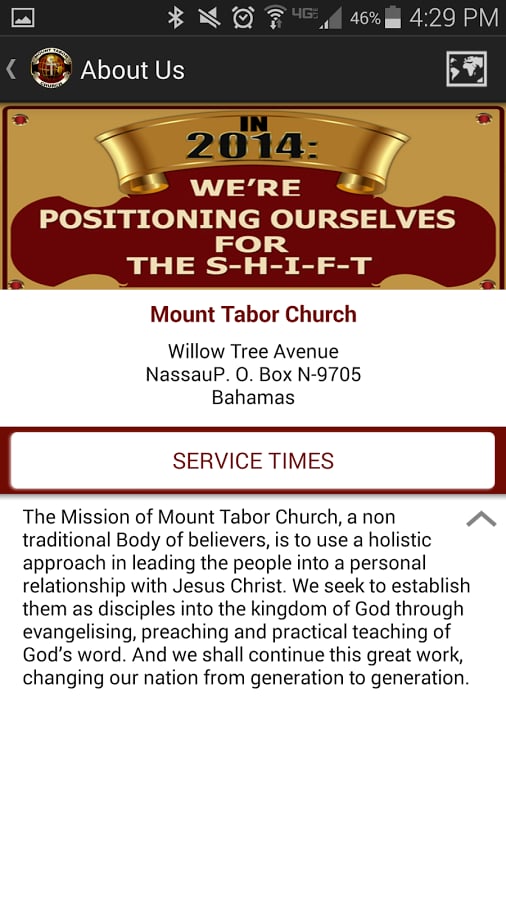 Mount Tabor Church截图1