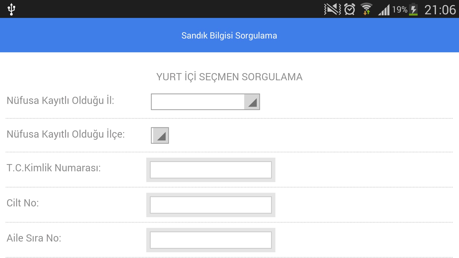 Sandık Bilgisi Sorgulama截图2