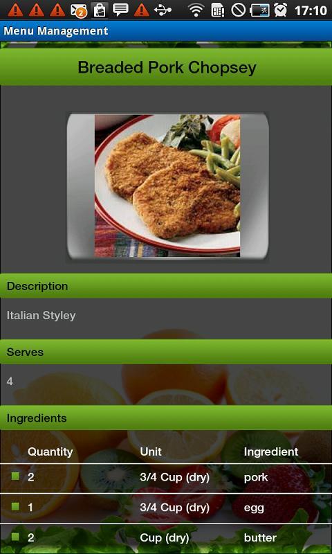 Meal Management截图3