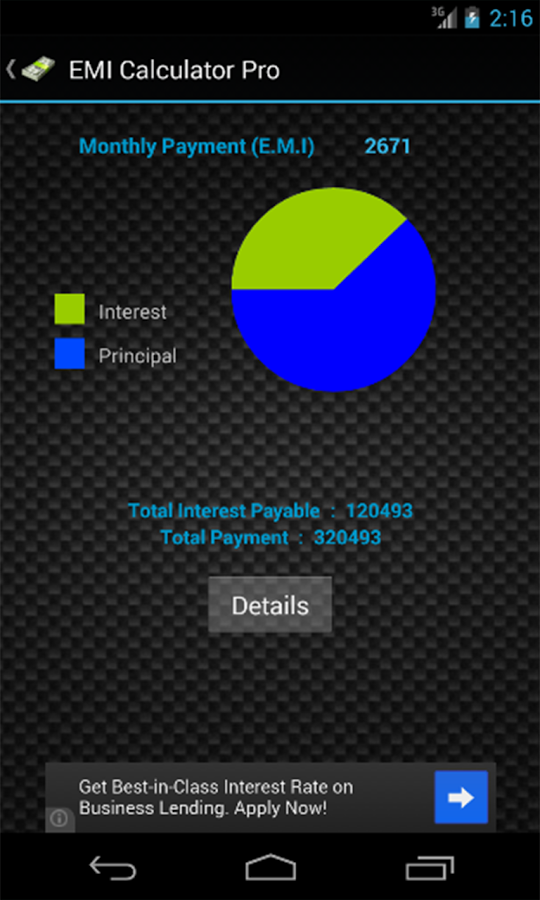 EMI Calculator Pro截图2