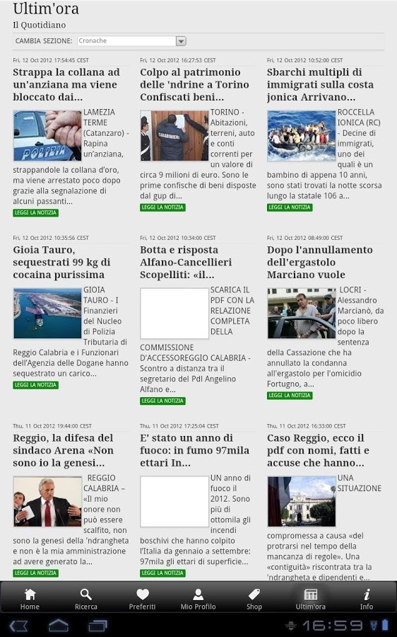 Il Quotidiano della Calabria截图3