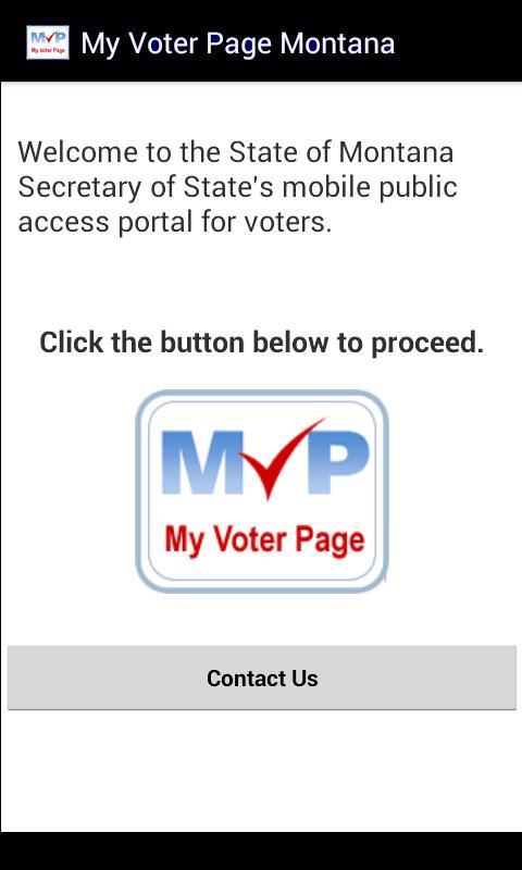 My Voter Page Montana截图1