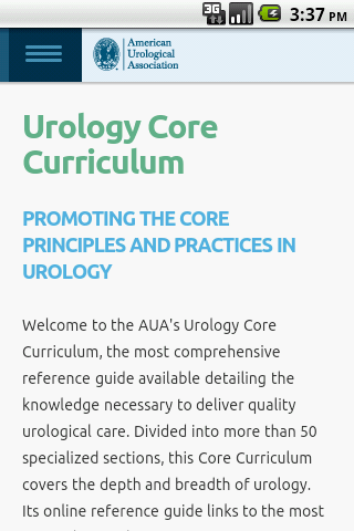 AUA Core Curriculum Mobile截图3