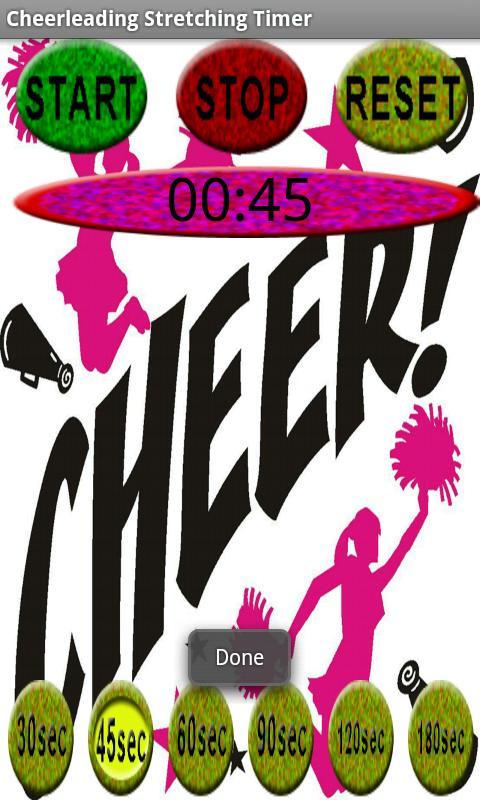 Cheerleading Stretching Timer截图2