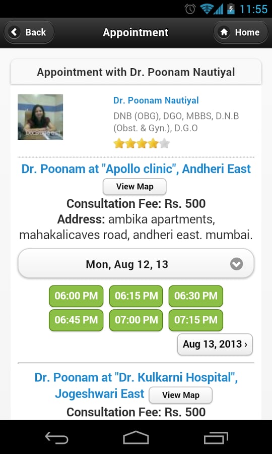 Dr Poonam Nautiyal Appoi...截图2