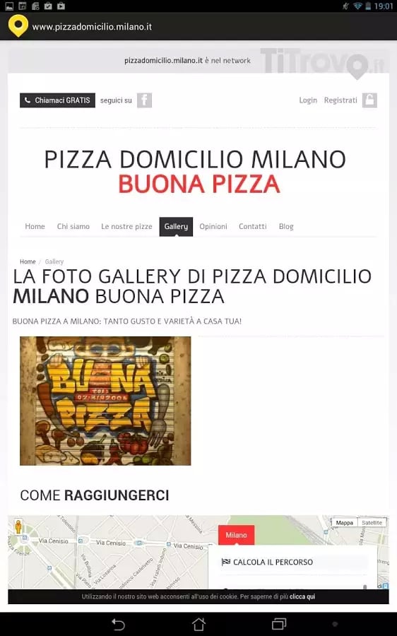 Pizzeria domicilio Milan...截图1