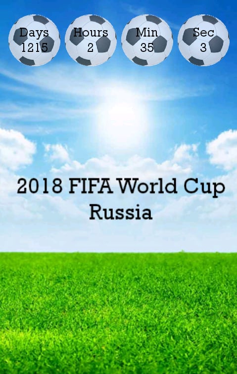 World Cup 2018 Countdown截图1