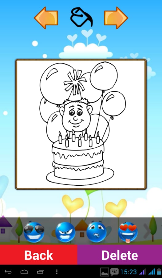 Balloon Coloring Pages截图2