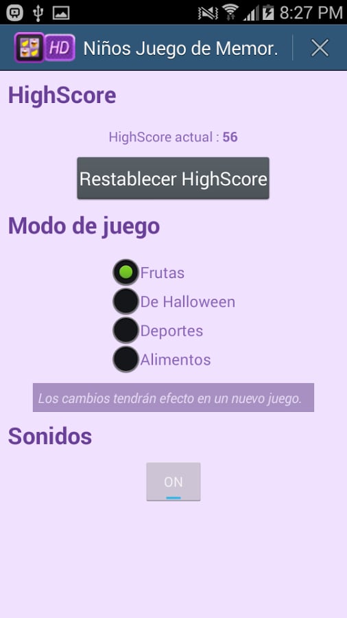 Juego de Memoria para ni...截图1