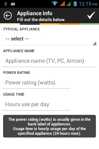 Electricity Cost Calcula...截图2