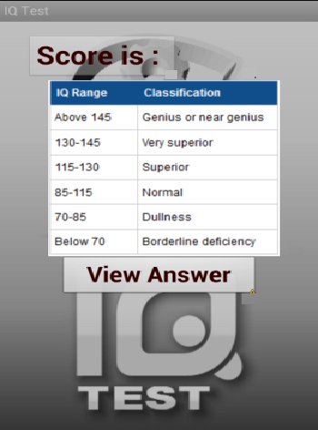 IQ Test New截图2