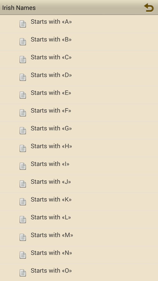 Irish Names截图3